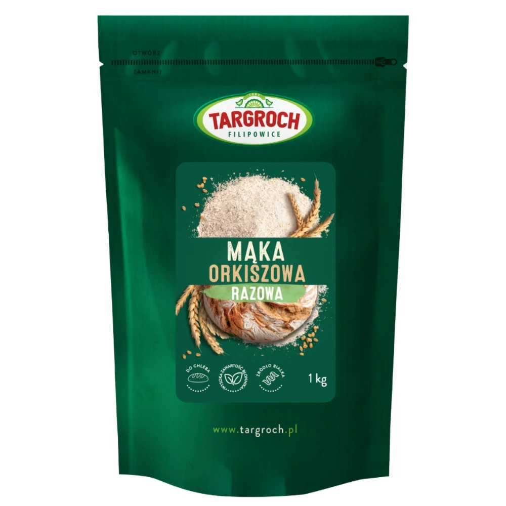 Targroch - Mąka orkiszowa razowa - 1000 g